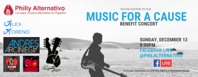 Music for a cause banner